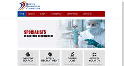 Desktop Screenshot of biotechrecruitment.com.au